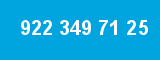 922 349 71 25